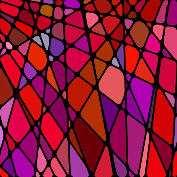 Fondo abstracto de mosaico de vidrieras — Vector de stock