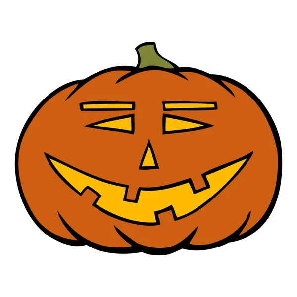 Kézzel rajzolt jack-o-lantern — Stock Vector