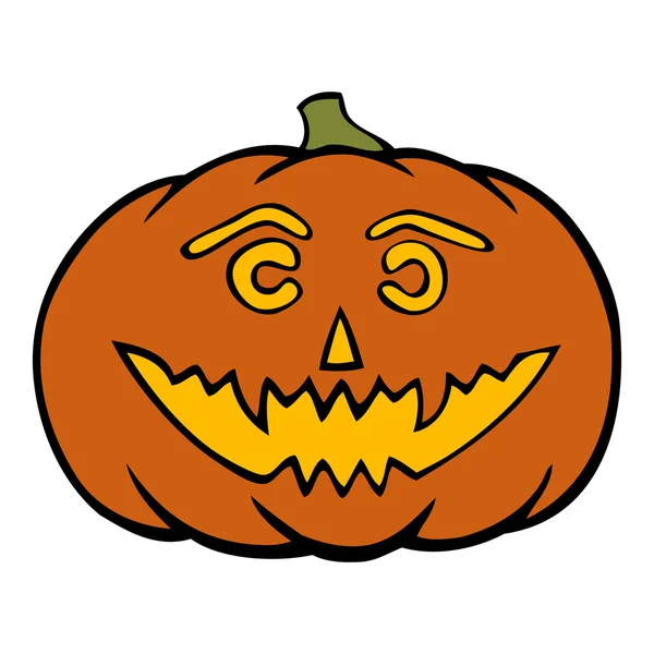 Jack-o-linterna dibujada a mano — Vector de stock