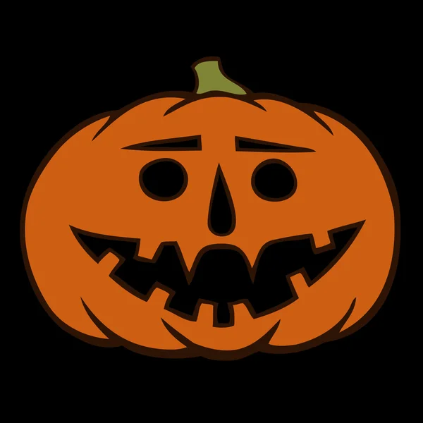 Handdrawn jack-o-lantern — стоковый вектор