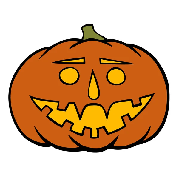 Kézzel rajzolt jack-o-lantern — Stock Vector