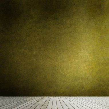 Grunge boş odası iç