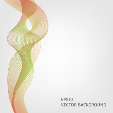 Soyut dalgalı satır arkaplanı