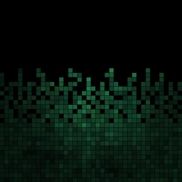 Abstrakte quadratische Pixel Mosaik Hintergrund — Stockvektor