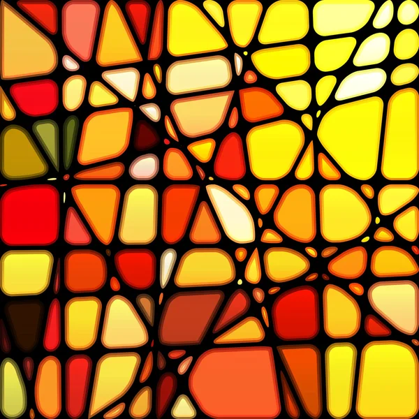 Abstrait fond de mosaïque de vitrail — Image vectorielle