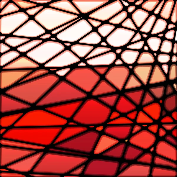 Abstrakte Glasmalerei Mosaik Hintergrund — Stockvektor