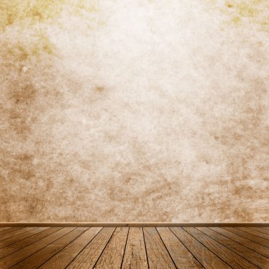 Grunge boş odası iç