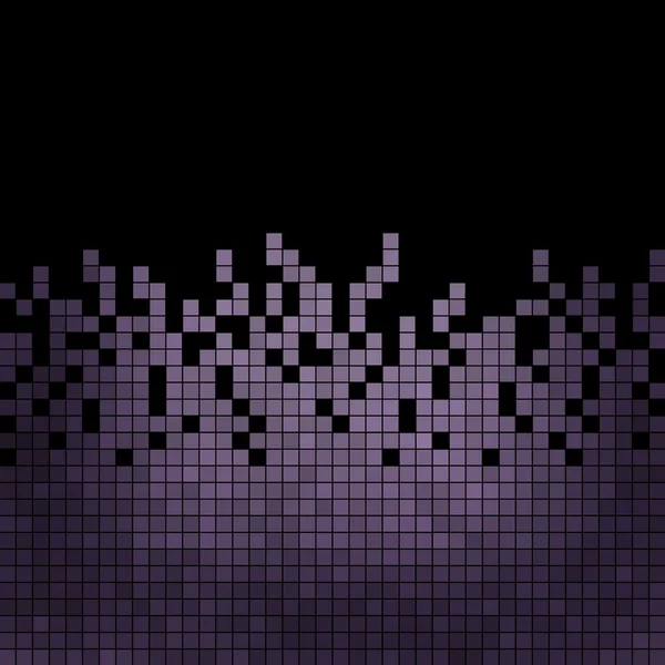 Fondo de mosaico de píxel cuadrado abstracto — Vector de stock