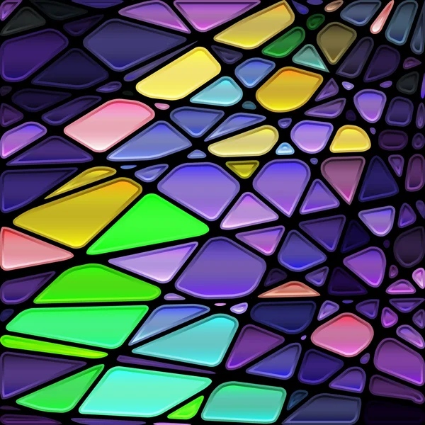 Abstract-glas mozaïek achtergrond — Stockvector