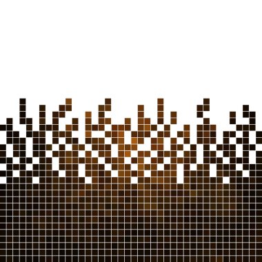 Soyut kare piksel mozaik arkaplanı