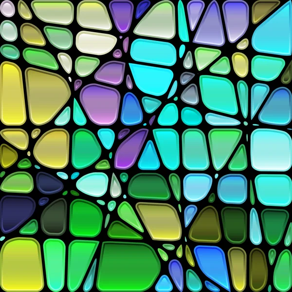 Fondo abstracto de mosaico de vidrieras — Archivo Imágenes Vectoriales