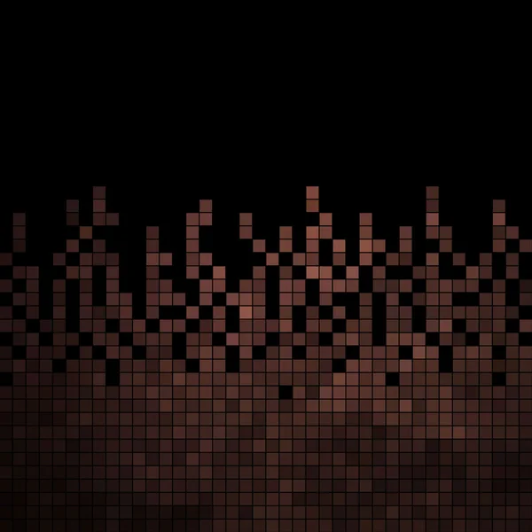 Abstraktní čtvercový pixel mozaika pozadí — Stockový vektor