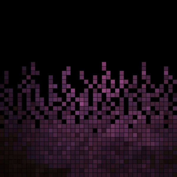 Fondo de mosaico de píxel cuadrado abstracto — Vector de stock