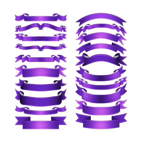 벡터 리본 세트 — 스톡 벡터