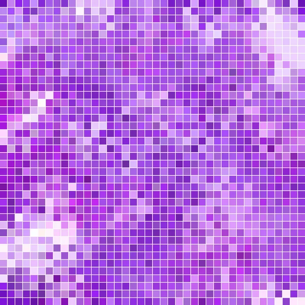 Fondo de mosaico de píxel cuadrado abstracto — Vector de stock