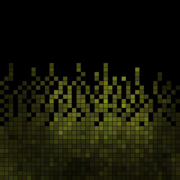 Abstrakte quadratische Pixel Mosaik Hintergrund — Stockvektor