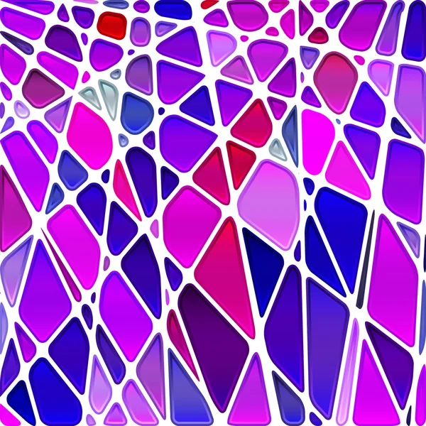 Abstrato fundo mosaico de vidro manchado — Vetor de Stock