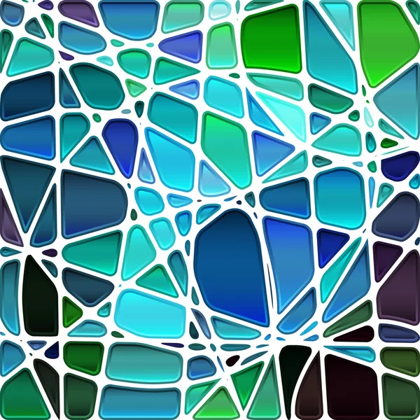 Fondo abstracto de mosaico de vidrieras — Vector de stock