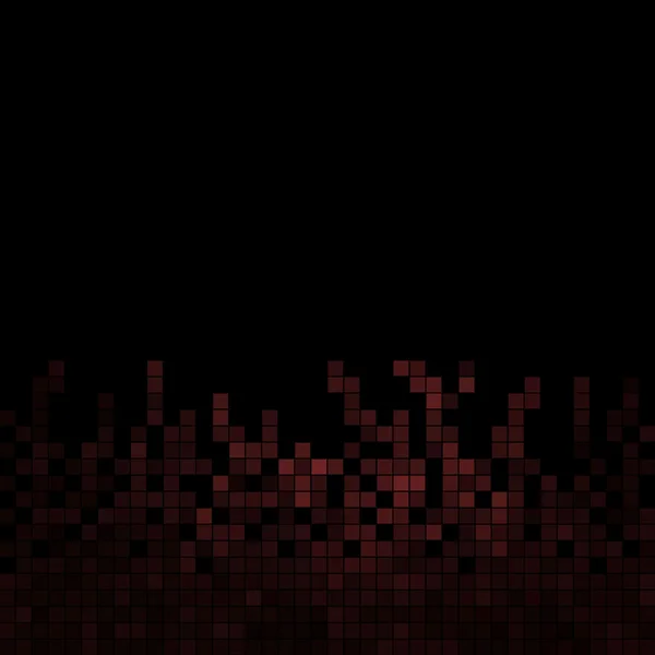 Abstraktní čtvercový pixel mozaika pozadí — Stockový vektor