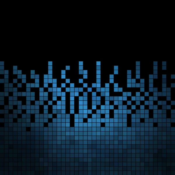 Abstrakt fyrkantig pixel mosaik bakgrund — Stock vektor