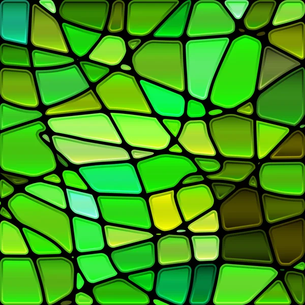 Abstract stained-glass mosaic background — Stock Vector