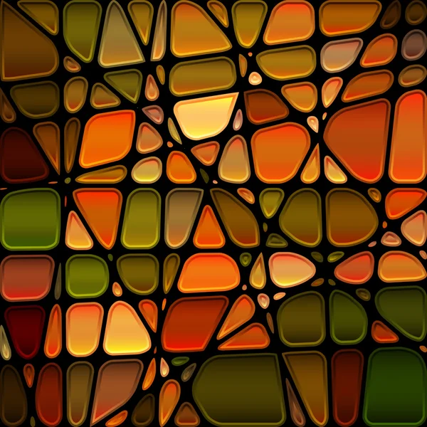 Abstrait fond de mosaïque de vitrail — Image vectorielle