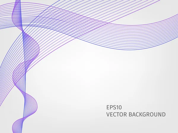 Abstrakt vinkade linje bakgrund — Stock vektor