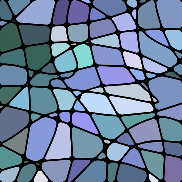 Latar belakang mosaik kaca patri abstrak - Stok Vektor