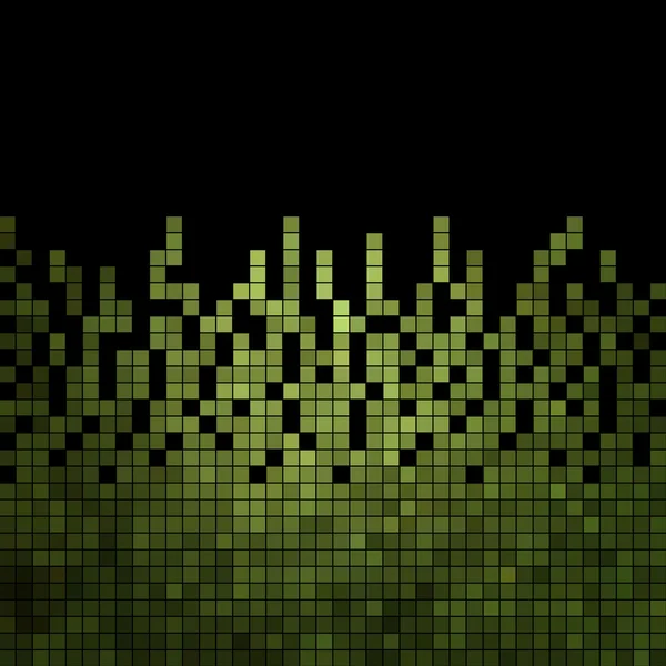 Fondo de mosaico de píxel cuadrado abstracto — Vector de stock