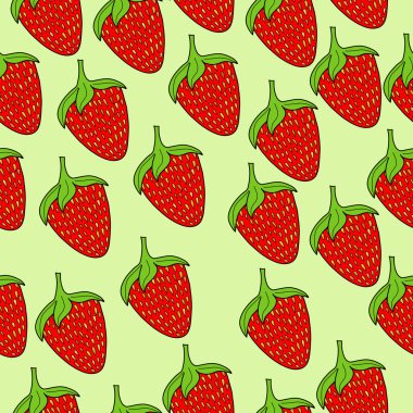 soyut doodle berry seamless modeli