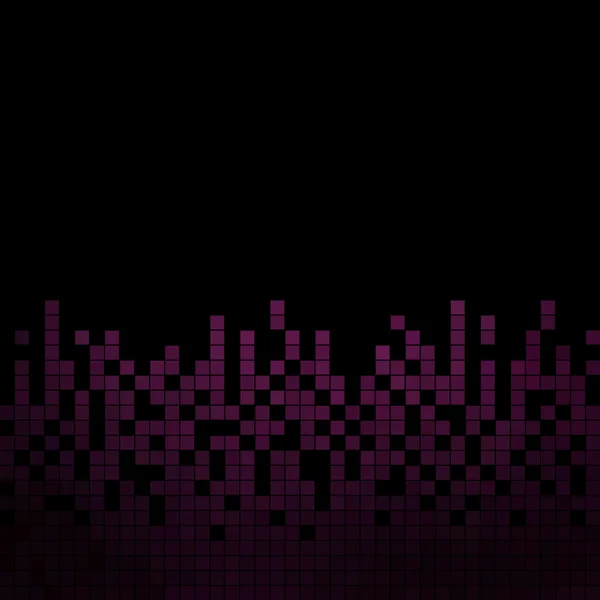 Abstrait pixel carré fond de la mosaïque — Image vectorielle