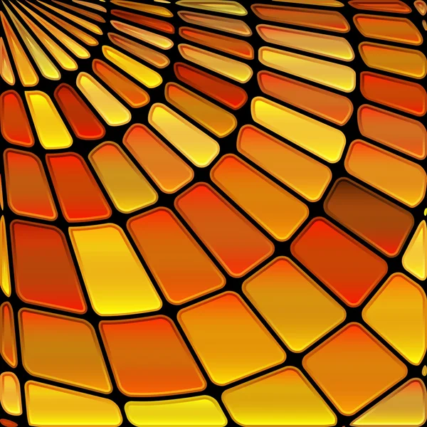 Abstracte vector glas-in-lood mozaïek achtergrond — Stockvector