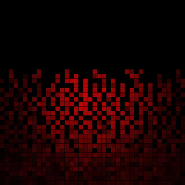 Abstrato vetor quadrado pixel mosaico fundo —  Vetores de Stock