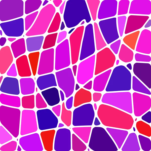 Vector abstracto manchado de vidrio mosaico de fondo — Vector de stock