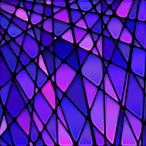 Abstracte vector glas-in-lood mozaïek achtergrond — Stockvector