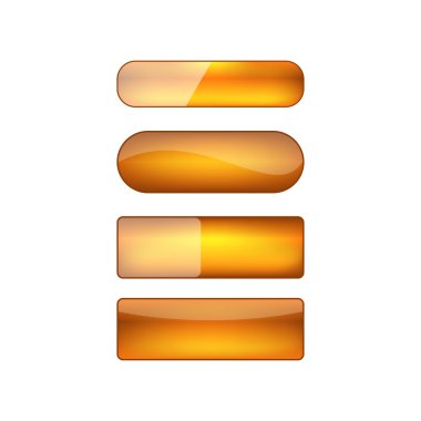 vektör web düğme kümesi