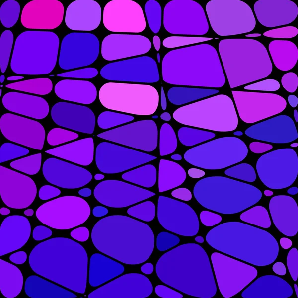 Abstracte vector glas-in-lood mozaïek achtergrond — Stockvector