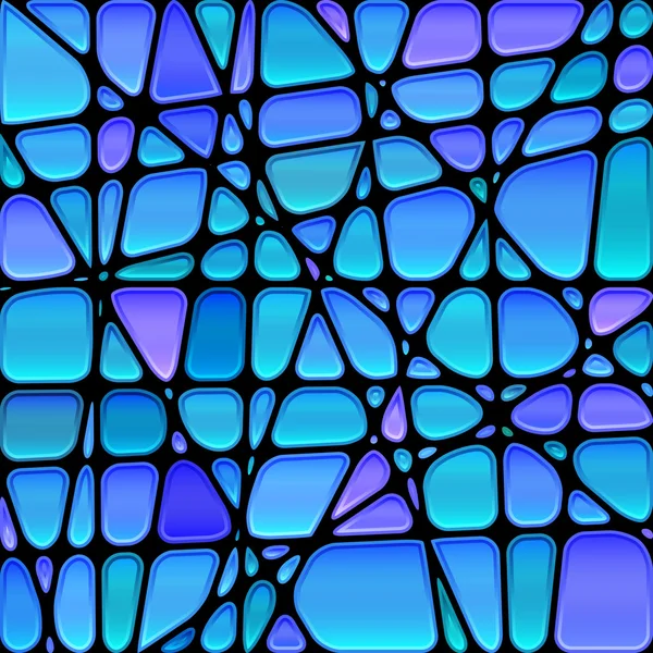 Abstracte vector glas-in-lood mozaïek achtergrond — Stockvector