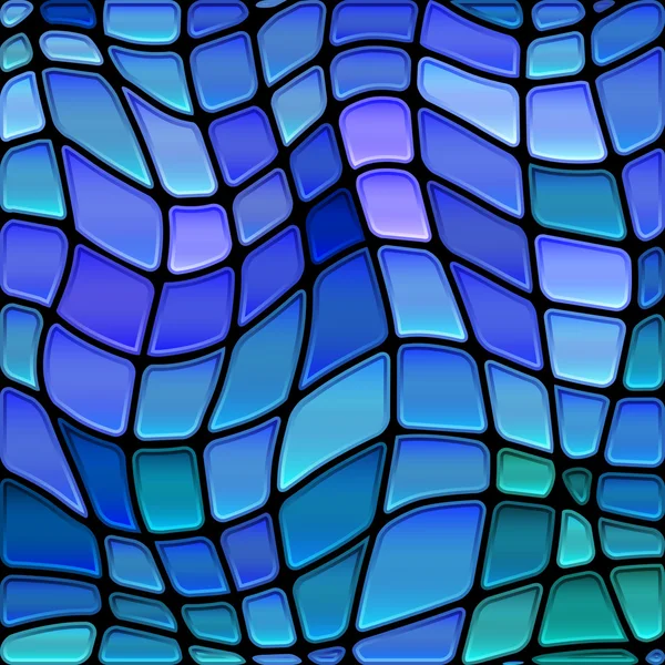 Abstracte vector glas-in-lood mozaïek achtergrond — Stockvector