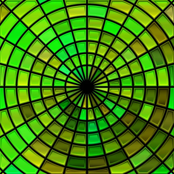 Abstracte vector glas-in-lood mozaïek achtergrond — Stockvector