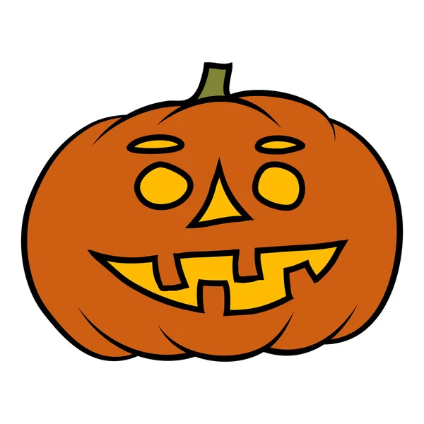 Kézzel rajzolt jack-o-lantern — Stock Vector