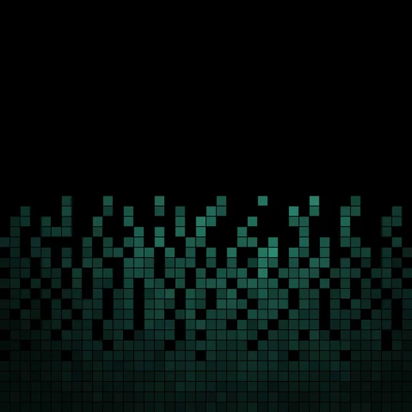 Abstrakter Vektor quadratischer Pixelmosaik Hintergrund — Stockvektor