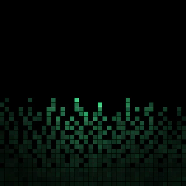 Abstrakter Vektor quadratischer Pixelmosaik Hintergrund — Stockvektor