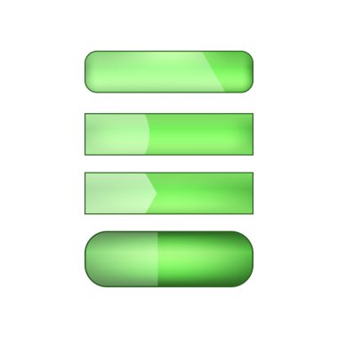 vektör web düğme kümesi