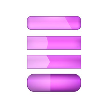 vektör web düğme kümesi