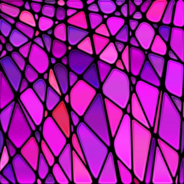 Abstracte vector glas-in-lood mozaïek achtergrond — Stockvector