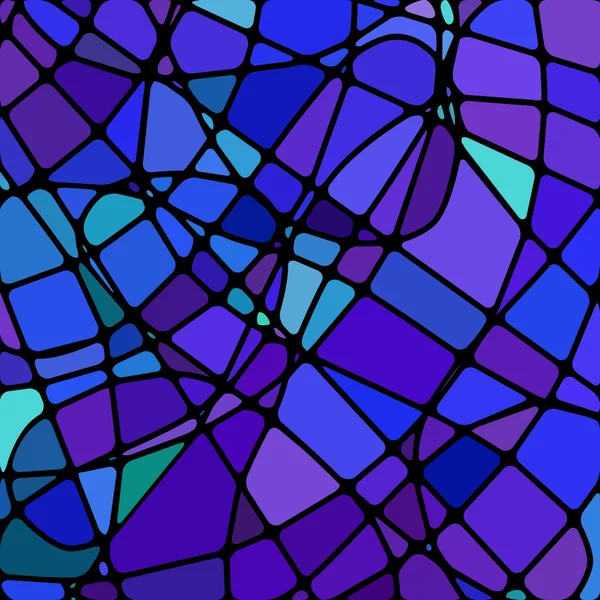 Vector abstracto manchado de vidrio mosaico de fondo — Archivo Imágenes Vectoriales