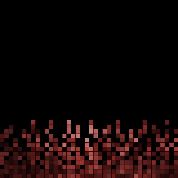 Abstrato vetor quadrado pixel mosaico fundo —  Vetores de Stock