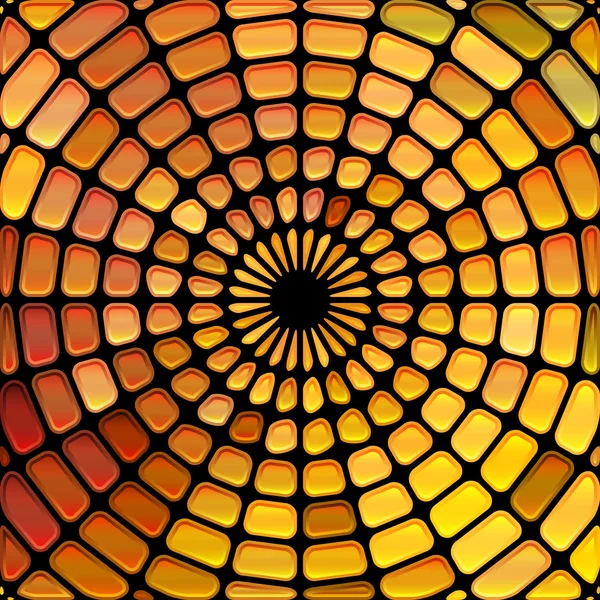 Vector abstracto manchado de vidrio mosaico de fondo — Vector de stock