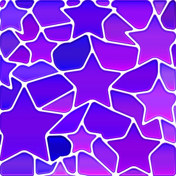 Vector abstracto manchado de vidrio mosaico de fondo — Vector de stock